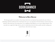 Tablet Screenshot of bornbanner.com